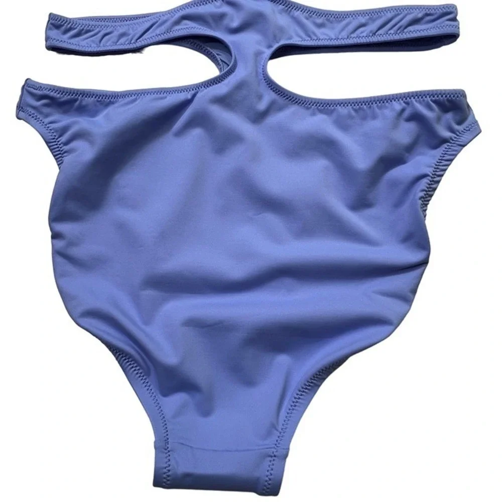 SKIMS Swim Tank Monokini Periwinkle Womens Medium